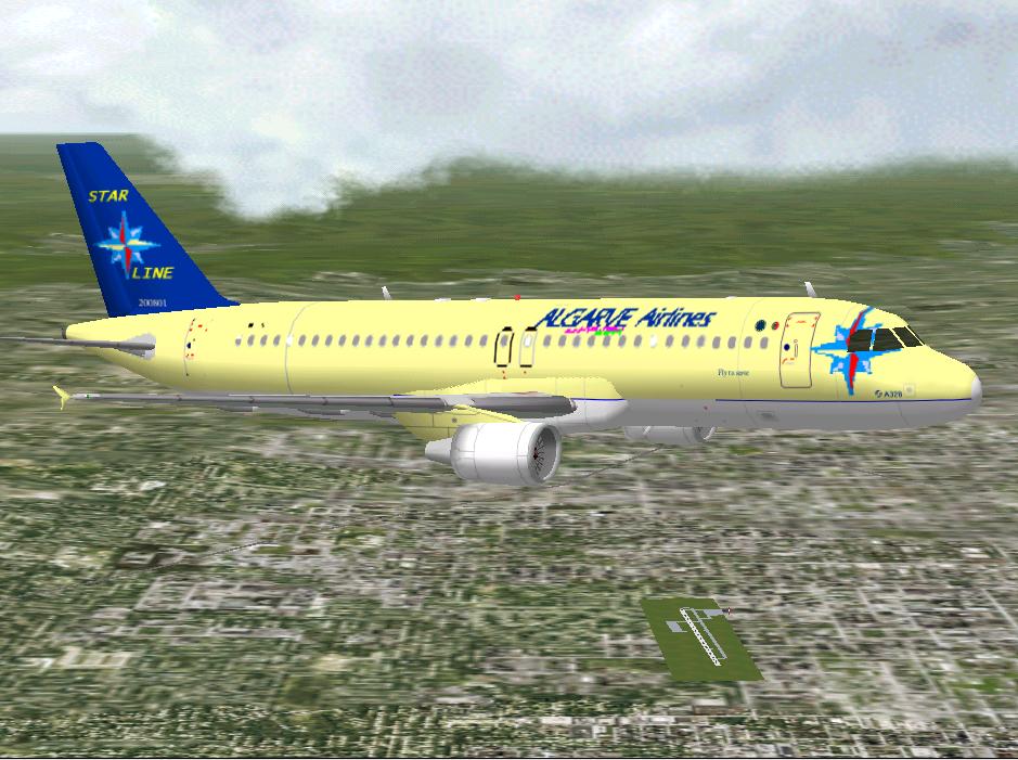 Fs2000 Airbus A320-200 Algarve — 1