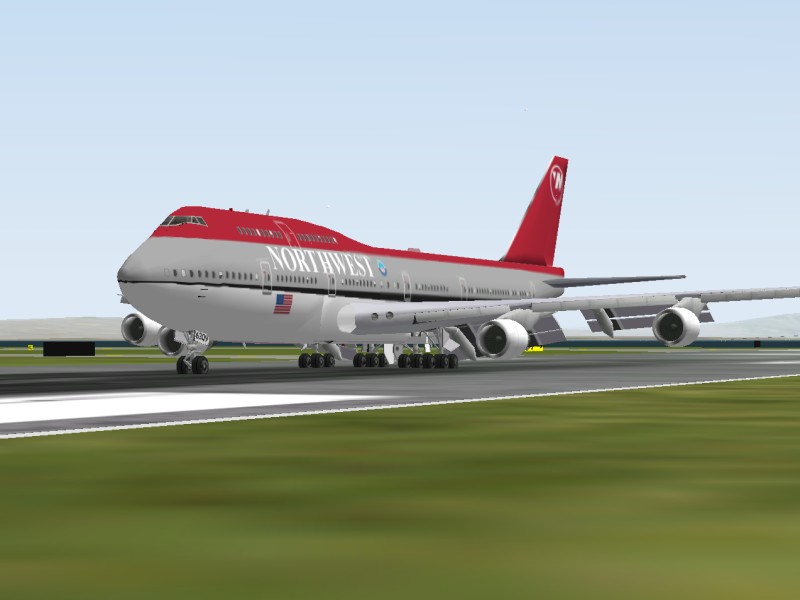 Project 747 Boeing 747-400 Northwest Airlines Version Ii Boeing 747-400 Northwest Airlines