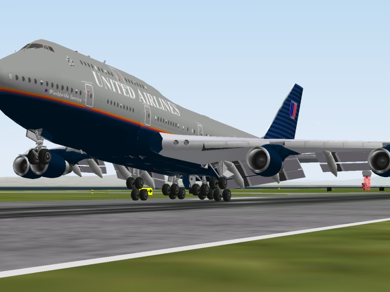 Fs2002 United Airlines Boeing 747-400 V2.0 — 1