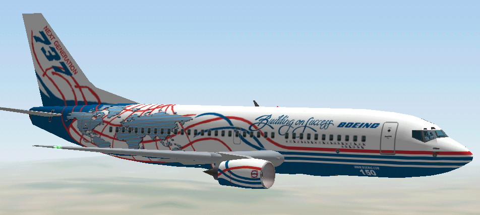Fs2000 Paris Air Show 737-700 — 1