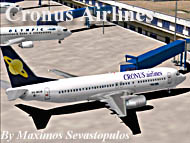 Cronus Airlines Livery Texture Template For Use With Flight One Software Greatest Airliner — 1