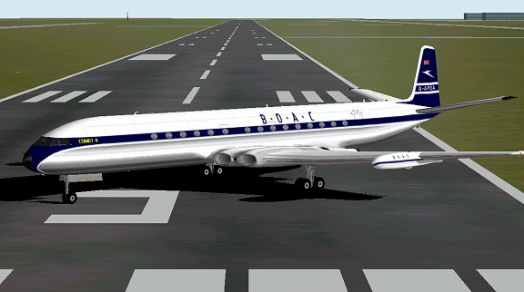 Fs2000 Dh106 Comet 4 Boac 1959 G-Apda — 1