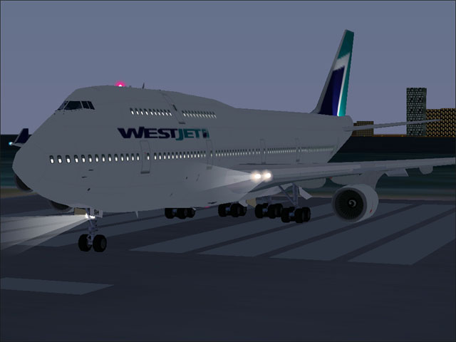 Westjet Va 747-400 Textures Repaint Of Project Opensky Boeing 747-400 Al L White Paint Bas