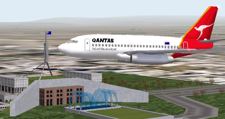Fs2002 Qantas Boeing 737-100