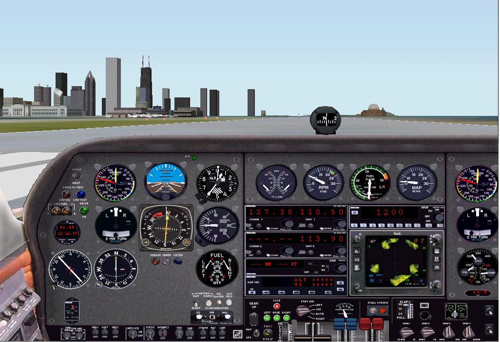 Fs2002 Pro Panel - Cessna 310R — 1