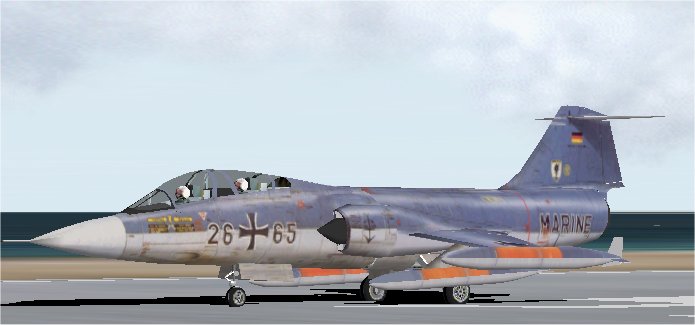 Fs2002 German Navy Lockheed Tf-104G Starfighter — 1