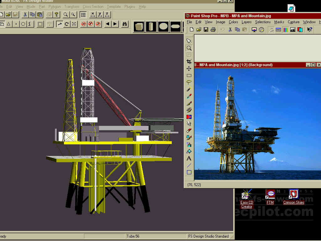 Fs2002 Scenery - Maui Oil/Gas Rigs V4.0 New Zealand Updates V3.0 — 1