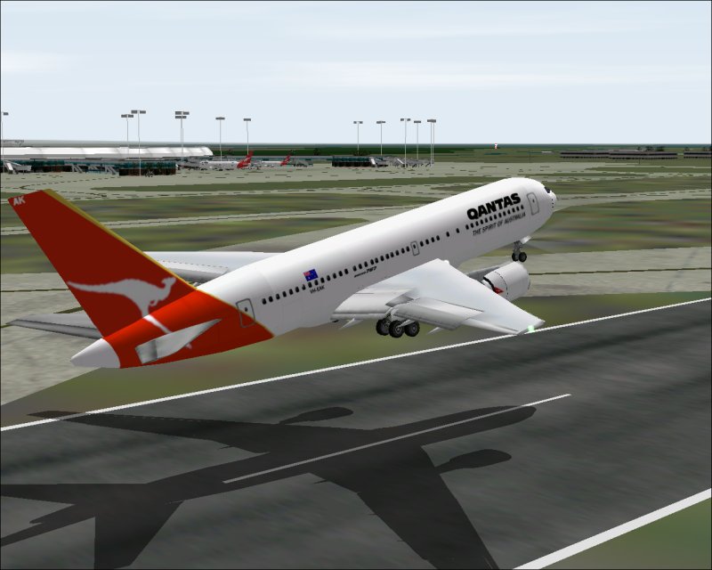 Fs2002 Qantas Airways Boeing 767-200 — 1