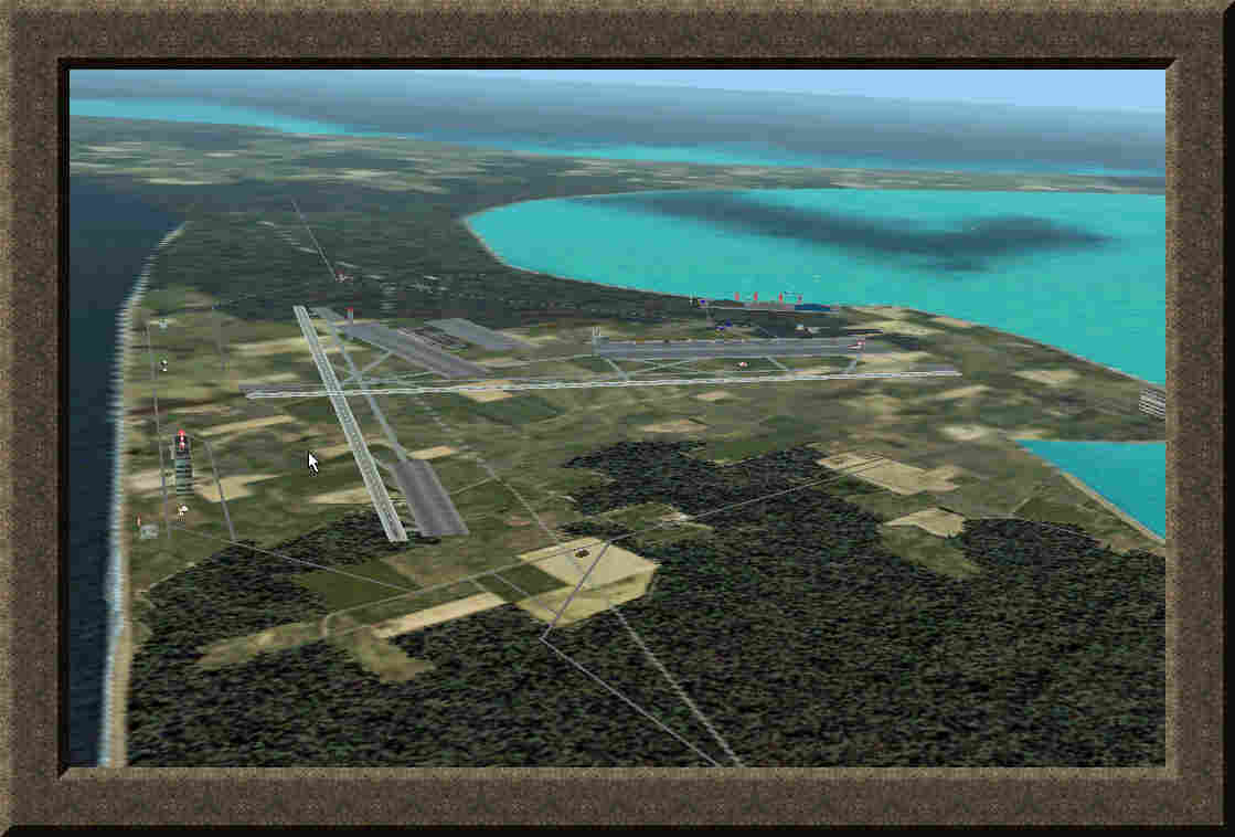 Fs2002/Fs2000 Scenery This Virtual Airport Is Located Across The Bay From Rock Sound In Th — 1