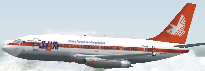 B737-200 Lam Fs2002 Africa Mozambique — 1