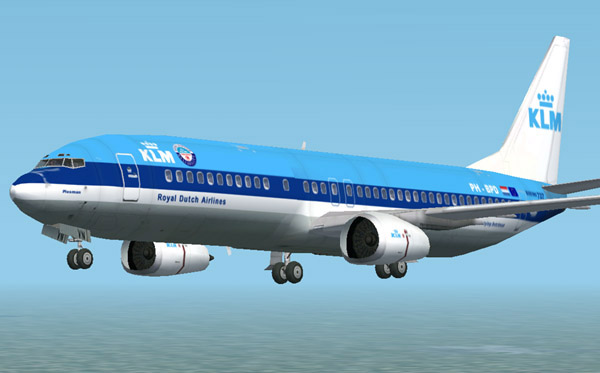 Klm B737-400 Default Replacement Texture — 1
