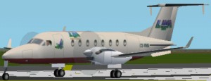 Fs2002 Raytheon B1900D Metallic Colours Lam Regional Mozambique - Africa By Mario Coelho — 1