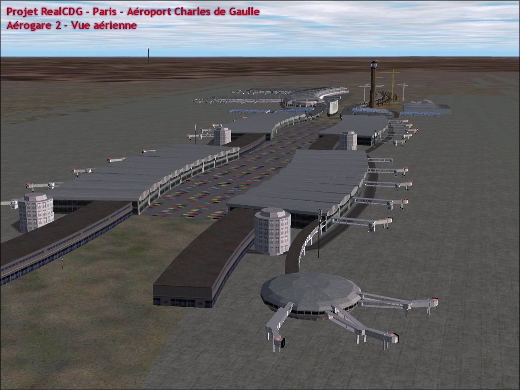 Fs2002 Scenery Paris - Charles De Gaulle Airport — 1