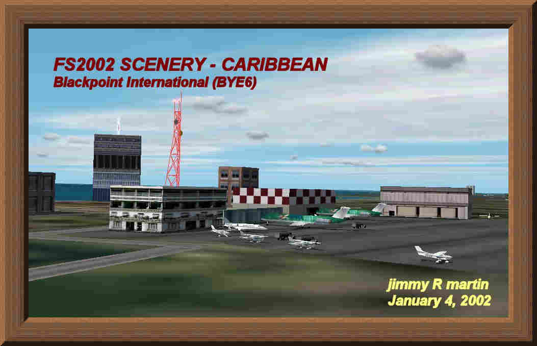 Fs2002 Scenery - Caribbean - Blackpoint Intl (Mye6) This Chain Of Bahamas Islands Just Sou — 1