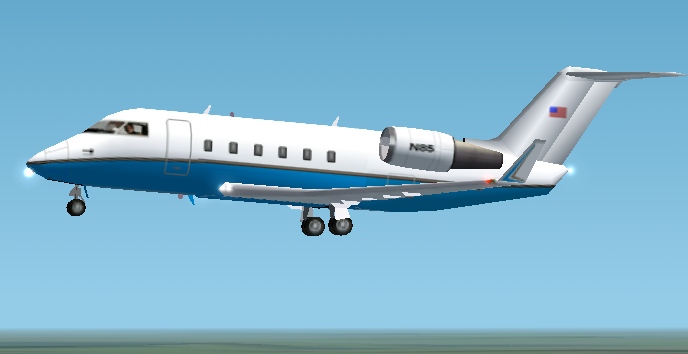 Fs2000 Faa Bombardier Challenger 601-3R Registration N85 (Sn 5138), Flight Inspection Airc — 1