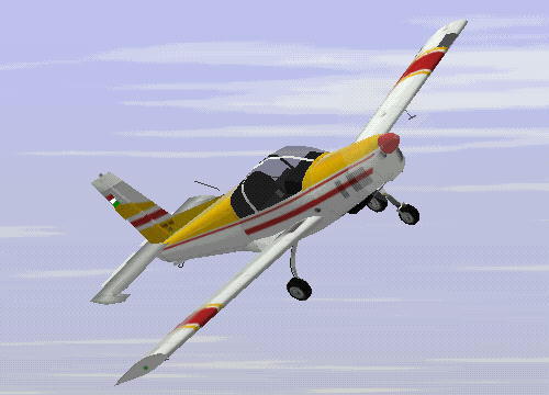 Flightsim Fs2004/Fs98/Fs2002 Zlin Z-142 Ha Training The Zlin Z-142 Is A Czechoslovak Two S — 1