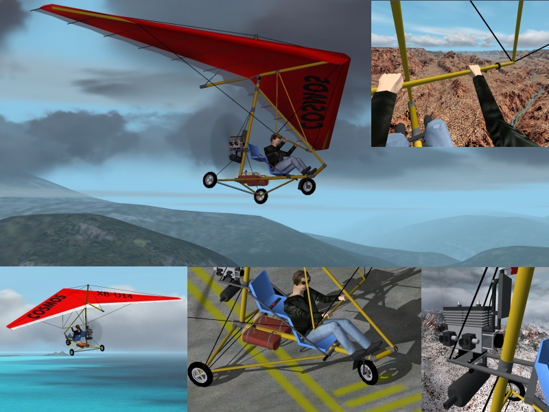 Fs2002 Cosmos Ultralight Trike An All New Model Designed From Scratch Using Gmax — 1