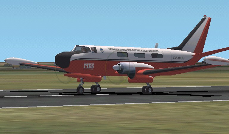 Turbo Prop Transport Of Ministerio De Bienstar Social (Mbs) Argentina, Version 1.0 Include — 1