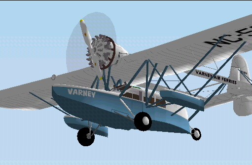 Fs2002 Sikorsky S-39 Amphibian Flies From Land Or Water