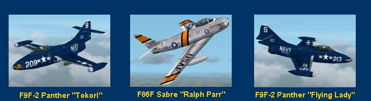 Flightsim Fs2004/Fs98/Cfs Grumman F9F-2 Panther Jet — 1