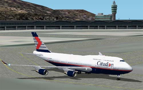 Fs2000/2002 Boeing 747-475 Canadian Airlines Fin 881 Reg — 1