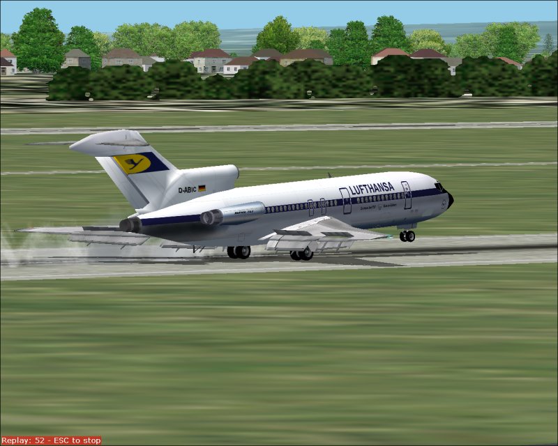 Fs2002 Lufthansa Boeing 727-30 C D-Abic Saarbrücken In 1960S Colors Original Model By Kevi — 1