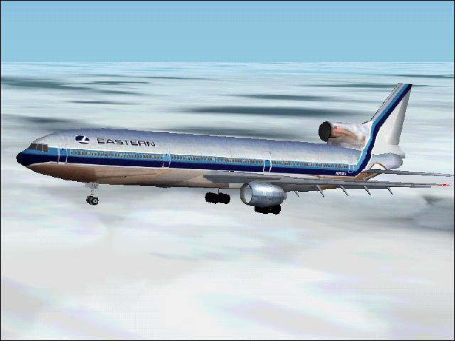 Fs2000/2002 - Eastern Airlines L1011 - Chrome Version Original Model By Sam Chin & Kevin T