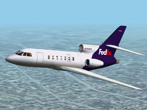 Textures Repaint Of The Falcon 50 F-Caea By Yannick Lavigne, Fred Banting And Rob Young In