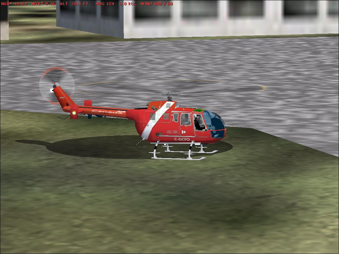 Fs2002 Bo105 Canadian Coast Guard This Model Is Used By The Canadian Coast Guard Along Wit — 1