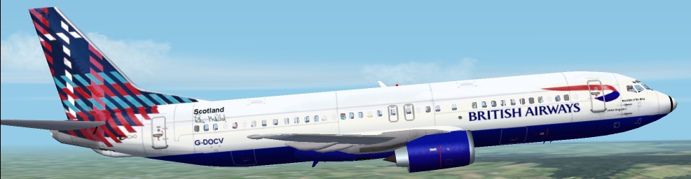 A Text-O-Matic Template For British Airways (Scotland - Mountain Of The Birds Livery) — 1