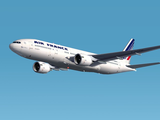 Fs2002 Air France Boeing 777-200Er Registration F-Gsph — 1
