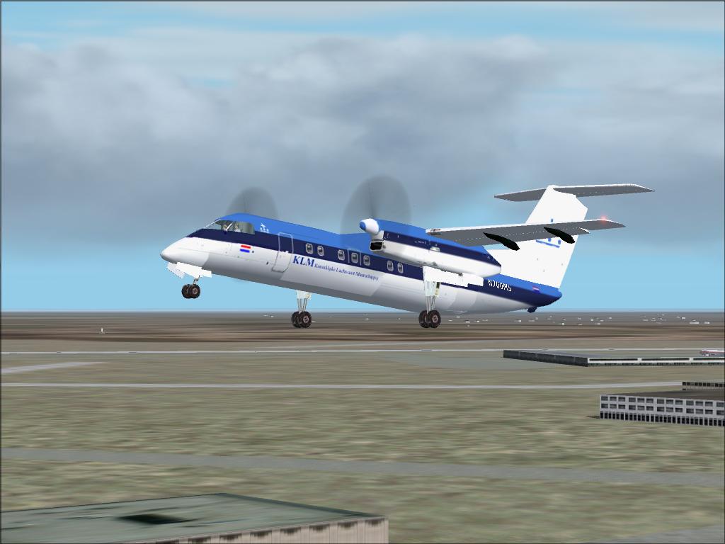 Fs2002 Dash8-100 In The Livery Of Our Royal Ducth Airlines (Klm) Here Is One Of My Attempt