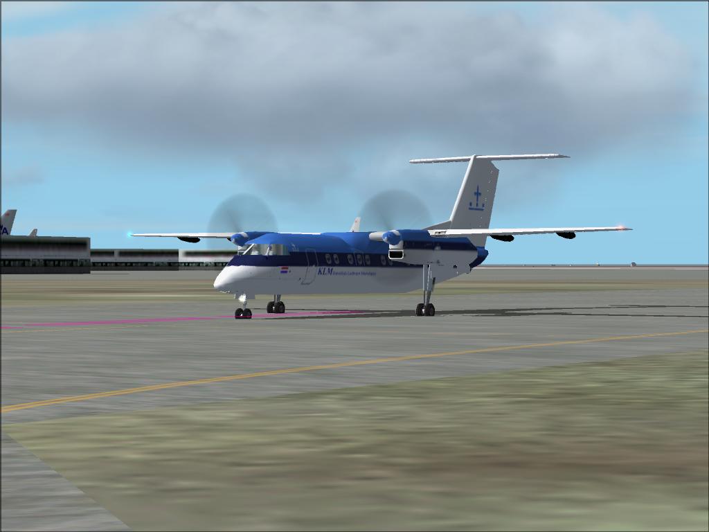 Fs2002 Dash8-100 In The Livery Of Our Royal Ducth Airlines (Klm) Here Is One Of My Attempt