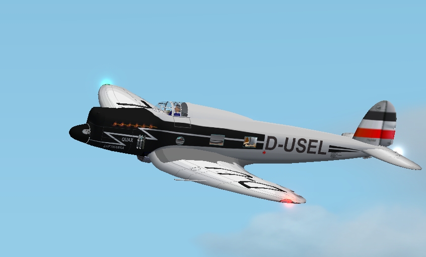 Fs2002Pro Heinkel He 70 G-1 Blitz Fast Passenger Airliner And Mail-Plane — 1