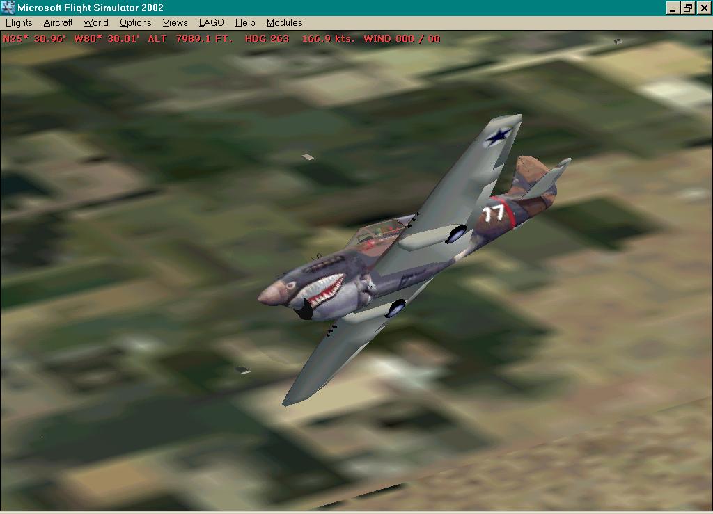 Fs2002 Curtis P40 Kittyhawk This P-40 Kittyhawk Is Painted In The Colors Of The American V — 1