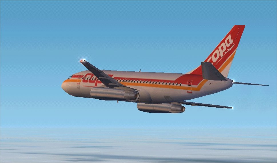Fs2002 Copa Airlines 737-200 A Repaint Of The Best 737-200 Model Available On The Web Crea — 1