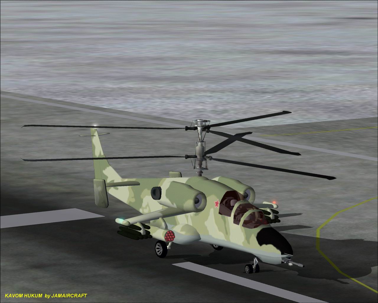 Fs2002 Kavom-Hokum Experimental Twin Pilot Aircraft To The Russian Air Force With Interior — 1