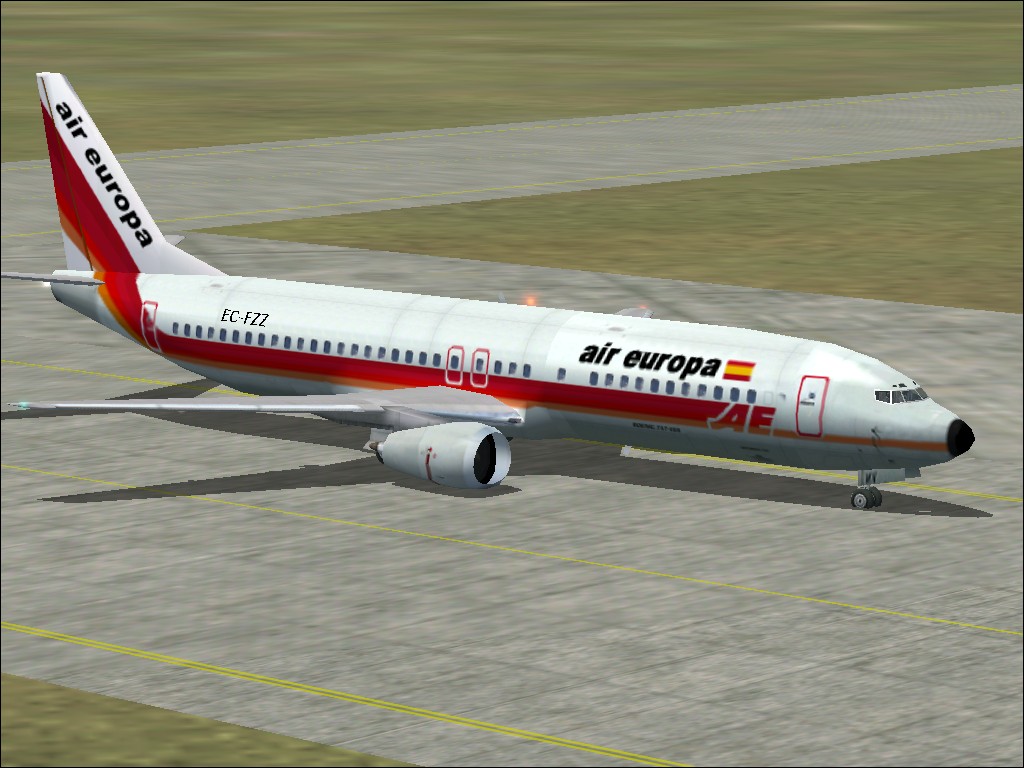 Fs2002 B737-400 Air Europa -Old And New Colors- Textures No Added Comments By Juan Carlos — 1