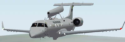 Fs2002 Fab R99A (Embraer Emb-145 Aew&Co) The Emb 145 Aew&C - Equipped With An Advanced Eri — 1