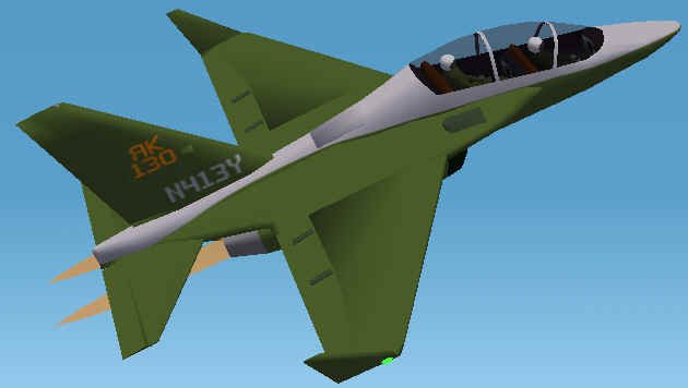 Fs2002 Yak-130 Jet Trainer An Flight Simulator Design Studio (Fsds) Aircraft With All Part — 1