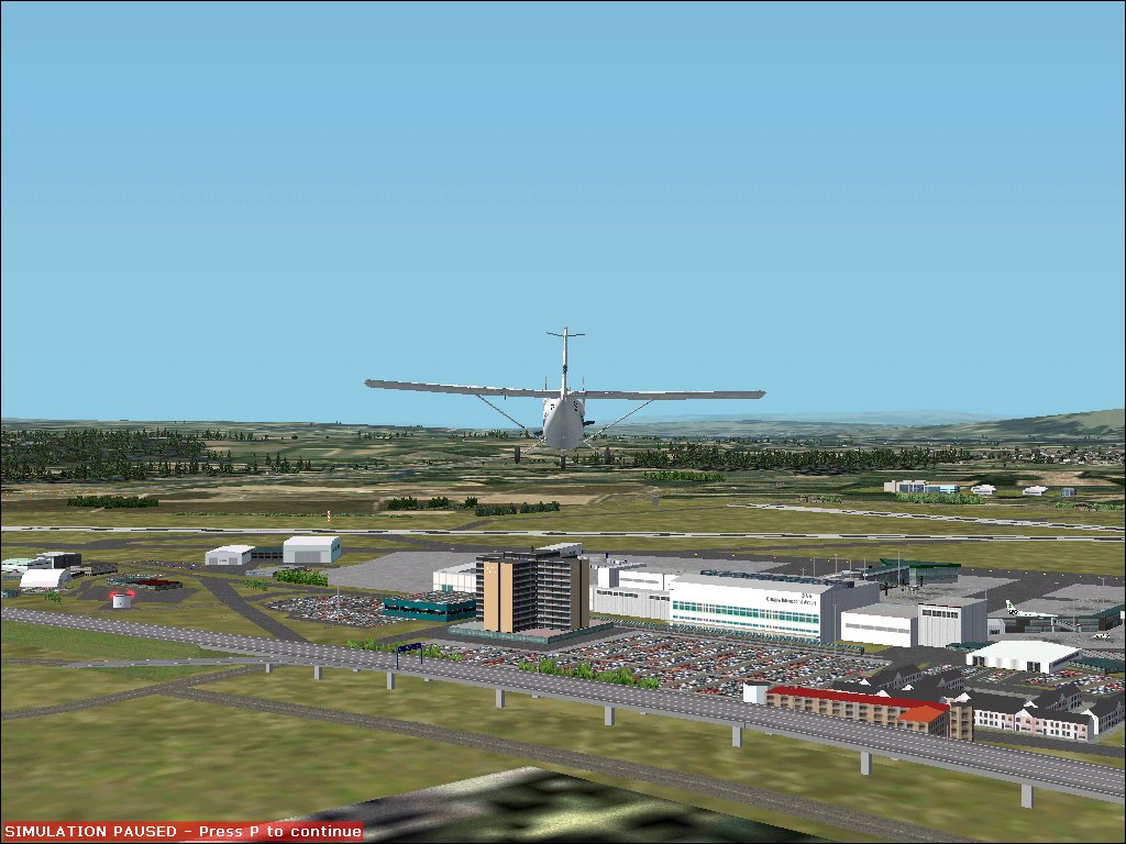 Fs2002 Glasgow Airport/City/Fslandclass Scotland,Uk Combination Of Highly Detailed Scenery — 1