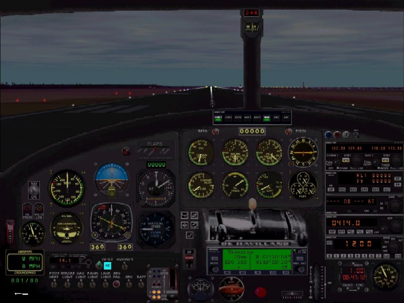 Fs2002 De Havilland Dhc3 Turbine Otter Panel Includes Panel And Gauges/Instruments Fred Ba — 1