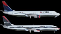 Fs2002 Delta Airlines Boeing 737 Pack This Pack Contains Two Versions Of The Delta Airline — 1