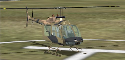Fs2002 Australian Army Bell 206B Rework Of The Msfs Default Fs2002 B206 In Australian Army — 1