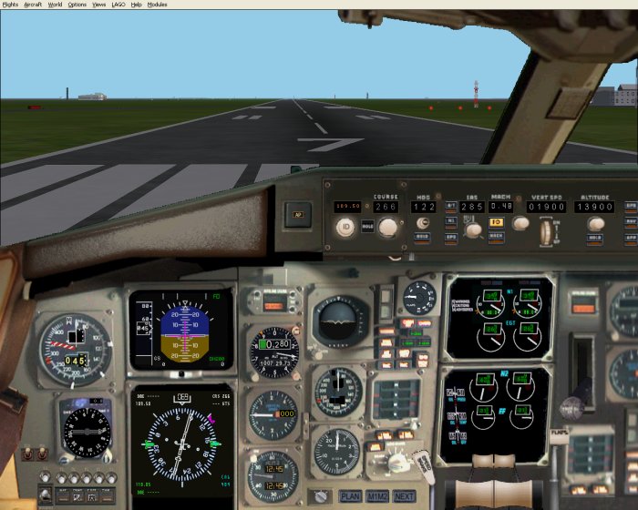 Fs2002 B757 / B767 Panel Final The Panel Was Started From Scratch To Try And Find Out What — 1
