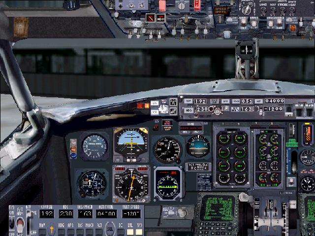 Fs2002 - B737-200 Panel With Virtual-Cockpit Autopilot Available Upgraded Fs2000 Panel For — 1