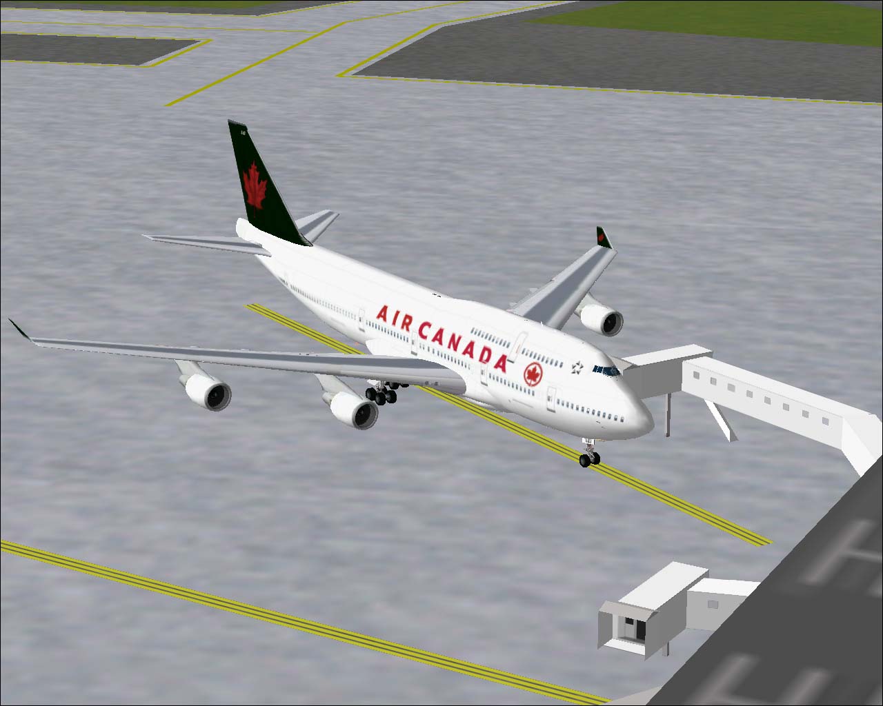 Fs2000/2002 Project Opensky Boeing 747-433M Air Canada Fin 342 Reg — 1
