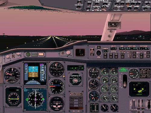 Fs2002 Airbus A300 Control Panel This Panel Was Inspired By The Original A300 Panel Made B — 1