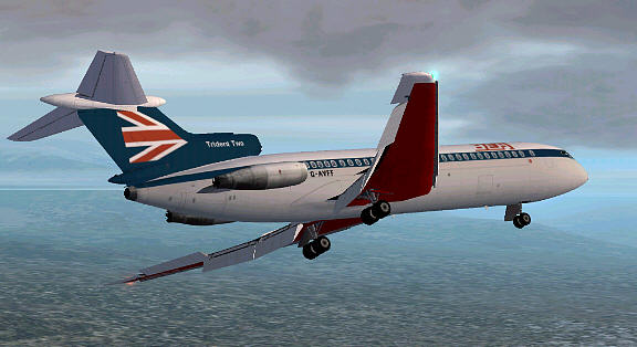 Fs2002 Hawker Siddeley Trident 2E Bea (1972) G-Avff Highly Authentic Flight Simulator Desi — 1