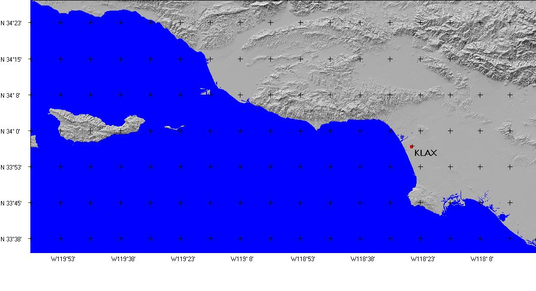 Fs2002 Los Angeles Terrain Mesh Version 2 This Detailed Terrain Mesh File Is Centered Near — 1